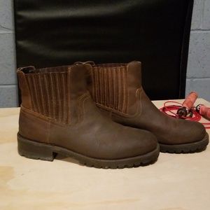 Mens leather boots